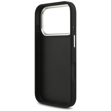 Guess Grained Big 4G Classic Logo - Etui iPhone 17 Pro (czarny) (GUHCP17LPG4SMCEK)