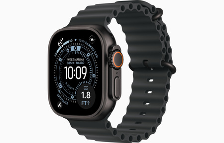 Apple Watch Ultra 3 Cellular Koperta czarny 49mm pasek Ocean czarna (MF0J4QP/A)