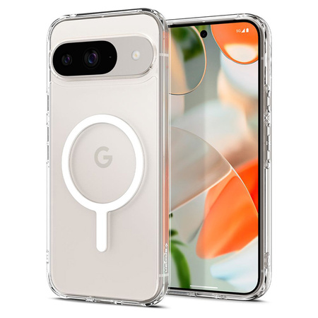 Spigen Ultra Hybrid OneTap Ring MagSafe - Etui do Google Pixel 9 Pro (Biały) (ACS07686)
