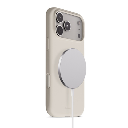 Crong Color Cover Magnetic - Etui MagSafe iPhone 17 Pro Max (kamienny beż) (CRGCOLRMIP1769PSTN)