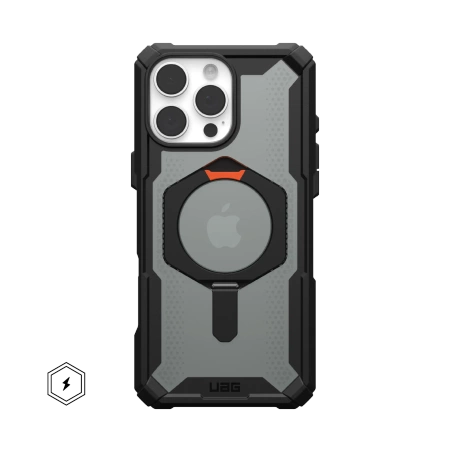 UAG Plasma XTE Magsafe - obudowa ochronna do iPhone 16 Pro Max kompatybilna z MagSafe czarny/pomarańczowy (114475114097)