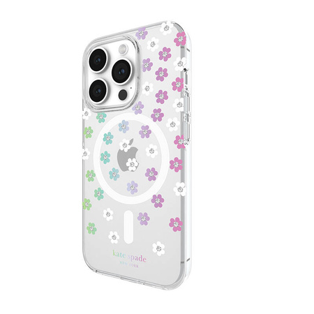 Kate Spade New York Protective MagSafe - Etui iPhone 15 Pro (Scattered Flowers) (KS052502)