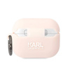 Karl Lagerfeld Silicone NFT Karl Head 3D - Etui AirPods Pro (różowy) (KLAPRUNIKP)