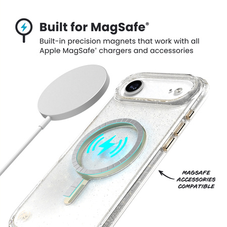 Speck Presidio Lux MagSafe - Etui iPhone Air (Glitter / Gold Metallic) (150969-9221)