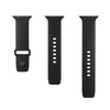 PURO ICON - Elastyczny pasek do Apple Watch 38/40/41/42 mm (S/M & M/L) (Black) (PUICNAW40BLK)