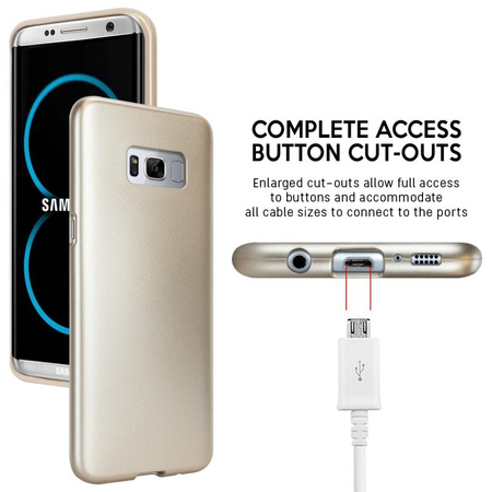 Mercury I-Jelly - Etui Samsung Galaxy S8+ (złoty) (8871)