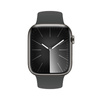 Crong Liquid - Pasek do Apple Watch 44/45/46/49 mm (grafitowy) (CRG-44LQB-GRP)