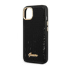 Guess Croco Collection – Etui iPhone 14 Plus (czarny) (GUHCP14MHGCRHK)