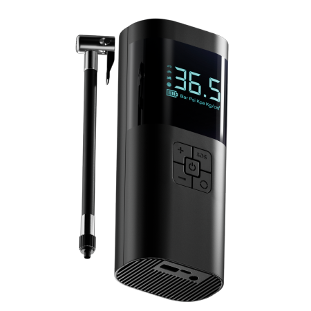 Statik TireHero Wireless Air Pump - bezprzewodowa sprężarka powietrza z wbudowanym powerbankiem 6000 mAh (black) (PUP-0590)