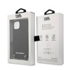 Karl Lagerfeld Leather Textured and Chain - Etui iPhone 13 mini (czarny) (KLHCP13SPMK)
