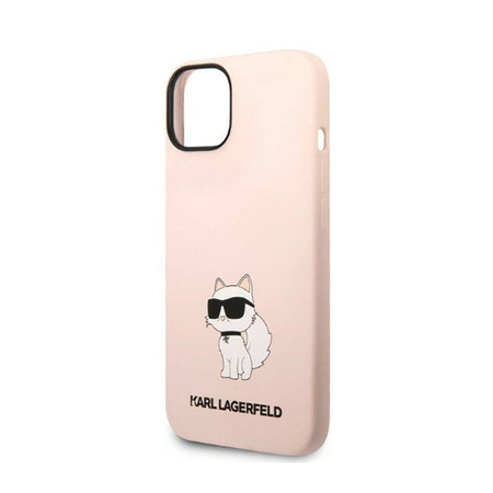 Karl Lagerfeld Silicone NFT Choupette - Etui iPhone 14 Plus (różowy) (KLHCP14MSNCHBCP)