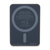 Guess 4G Strassed Metal Logo MagSafe - Power Bank indukcyjny 5000 mAh 15W MagSafe (złoty) (GUPBM5AL4DMD)