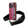 Karl Lagerfeld Color Stripes Strap - Etui iPhone 14 Pro (różowy) (KLHCP14LSTSTP)