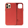 Crong Essential Cover - Etui ze skóry ekologicznej iPhone 12 Pro Max (czerwony) (CRG-ESS-IP1267-RED)