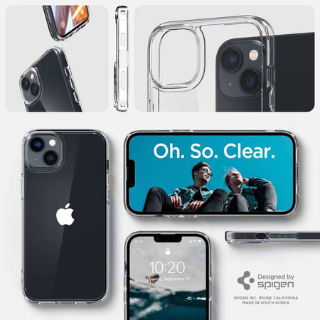 Spigen Ultra Hybrid -  Etui do iPhone 15 Plus / iPhone 14 Plus (Przezroczysty) (ACS04894)
