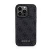 Guess Bundle Pack MagSafe 4G Metal Gold Logo - Zestaw etui + Power Bank 5000mAh MagSafe iPhone 13 Pro Max (czarny) (GUBPM5P13X4GEMGK)