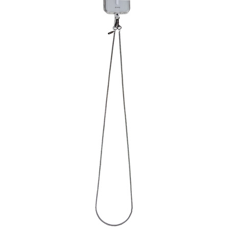 Crong Phone Crossbody - Smycz zawieszka do telefonu (Silver Link) (CRGCRBD03)