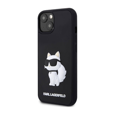 Karl Lagerfeld 3D Rubber NFT Choupette - Etui iPhone 14 (Czarny) (KLHCP14S3DRKHNK)