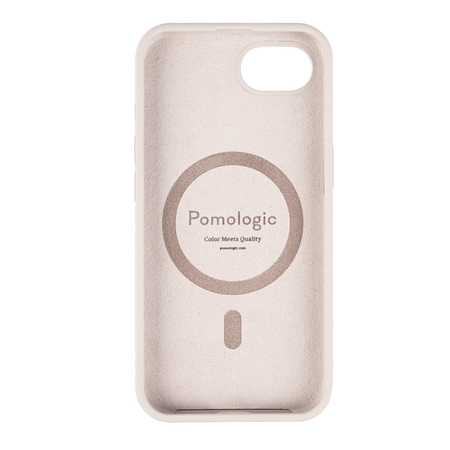 Pomologic CoverCase - silikonowa obudowa ochronna do iPhone 16e kompatybilna z MagSafe (ivory) (POM-IPCCS16EMS-701)