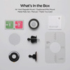 Spigen MFT13 Magnetic Dashboard & Vent Car Mount - Magnetyczny uchwyt samochodowy MagSafe (Srebrny) (ACP08314)