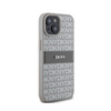 DKNY Leather Mono Stripe & Metal Logo - Etui iPhone 15 / 14 / 13 (beżowy) (DKHCP15SPRTHSLE)
