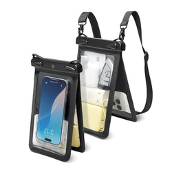 Spigen A603 Universal Waterproof Case - Etui wodoodporne do smartfonów do 6.9" (Black) (ACS09745)