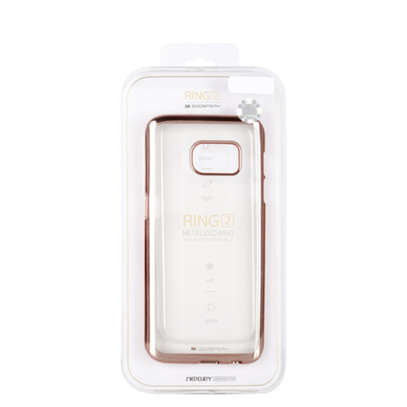 Mercury RING2 - Etui Samsung Galaxy S7 Edge (Rose Gold) (7220)