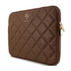 Guess Quilted 4G Sleeve - Etui na notebooka 13" / 14" (brązowy) (GUCS14ZPSQSSGW)