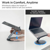 Spigen LD204H Laptop Stand Hub - Podstawka / stojak pod laptopa z Hubem 6 w 1 (Space Grey) (AMP08885)