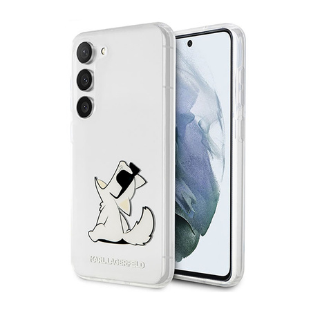 Karl Lagerfeld Choupette Fun - Etui Samsung Galaxy S23+ (przezroczysty) (KLHCS23MCFNRC)