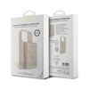 Guess Bundle Pack MagSafe 4G Metal Gold Logo - Zestaw etui + Power Bank 5000mAh MagSafe iPhone 14 Pro (różowy) (GUBPM5P14L4GEMGP)