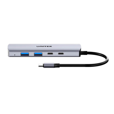 Unitek Hub 4w1 USB-C 10 Gbps, 2x USB-A i 2x USB-C H1112DGY01 (H1112DGY01)