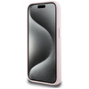 Karl Lagerfeld Silicone Shadow Metal Initial MagSafe - Etui do iPhone 15 (różowy) (KLHMP15SSCMKMPCP)
