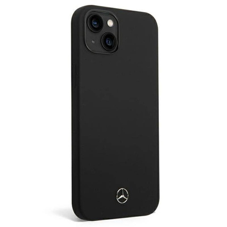 Mercedes Silicone Line - Etui iPhone 14 Plus (czarny) (MEHCP14MSILBK)