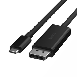 Belkin USB C to DisplayPort 1.4 cable 2M - Czarny (AVC014BT2MBK)
