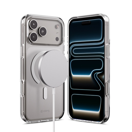 Crong Clear MAG Cover - Etui MagSafe iPhone 17 Pro Max (przezroczysty) (CRGCLRMIP1769PTRS)