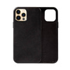 Crong Essential Cover - Etui ze skóry ekologicznej iPhone 12 Pro Max (czarny) (CRG-ESS-IP1267-BLK)