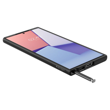 Spigen Liquid Air - Etui do Samsung Galaxy S23 Ultra (Matte Black) (ACS05614)