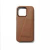 Mujjo Full Leather Wallet Case - etui skórzane do iPhone 15 Pro Max kompatybilne z MagSafe (tan) (MUJJO-CL-042-TN)