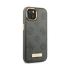 Guess Peony Logo Plate MagSafe - Etui iPhone 13 (szary) (GUHMP13MSAPSTG)