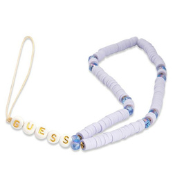 Guess Phone Strap Beads Heishi - Zawieszka do telefonu 25 cm (Lilac) (GUSTPEARU)