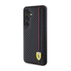 Ferrari Carbon Printed Line - Etui Samsung Galaxy S24+ (czarny) (FEHCS24MN3DUR)