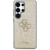 Guess Fixed Glitter Big 4G Metal Logo - Etui do Samsung Galaxy S25 Ultra (złoty) (GUHCS25LHG4SGD)