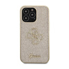 Guess Glitter Script Big 4G - Etui iPhone 13 Pro (złoty) (GUHCP13LHG4SGD)