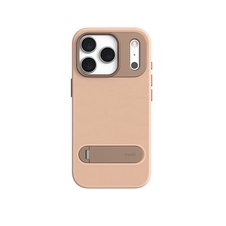 Moshi Kameleon MagSafe - Etui iPhone 17 Pro z funkcją podstawki (Milktea Brown) (99M2251117)