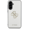 Guess Grained Big 4G Logo Small Classic Logo - Etui do Samsung Galaxy A56 5G (beżowy) (GUHCSA56PGT4MBE)
