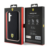 Ferrari Hot Stamp V Lines MagSafe - Etui Samsung Galaxy S24+ (czarny) (FEHMS24MP3BAK)