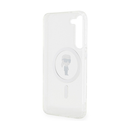 Karl Lagerfeld IML Ikonik MagSafe - Etui Samsung Galaxy S24+ (przezroczysty) (KLHMS24MHFCKNOT)