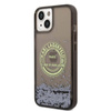 Karl Lagerfeld Liquid Glitter Round RSG Logo Case - Etui iPhone 14 (czarny) (KLHCP14SLCRSGRK)