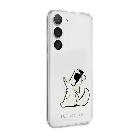 Karl Lagerfeld Choupette Fun - Etui Samsung Galaxy S23+ (przezroczysty) (KLHCS23MCFNRC)